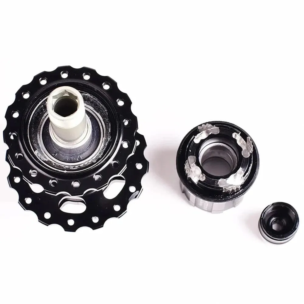 1 Pair MTB Bike Hub Front Rear HG 8-11 Speed 4 Claws 36 Holes Disc Brake Hubs with Quick Release Lever