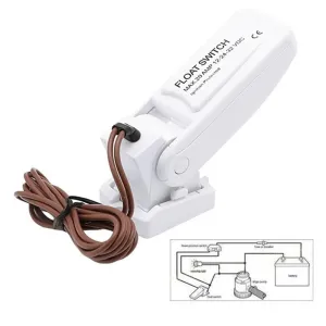 12V 1100GPH Automatic Boat Bilge Pump Float Switch Bilge Switches Flow Sensor for Electric Water Pump