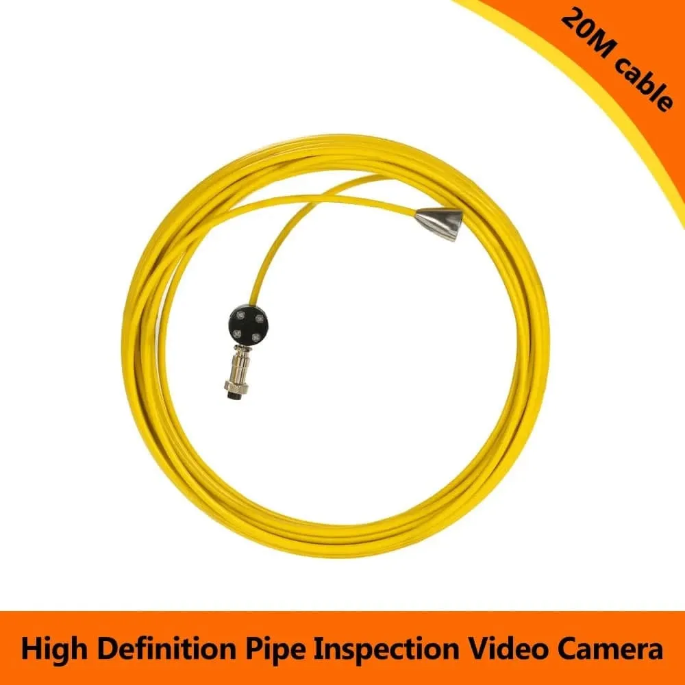 20M/30M Replacement Cable for 23mm Pipe Inspection Camera Underwater Camera For Fishing Tackle Pesca Carp