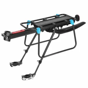 Adjustable Bicycle Luggage Carrier Bike Rack Aluminum Cargo Rear Rack Shelf Cycling Seatpost Bag Holder Stand MTB Install Tools
