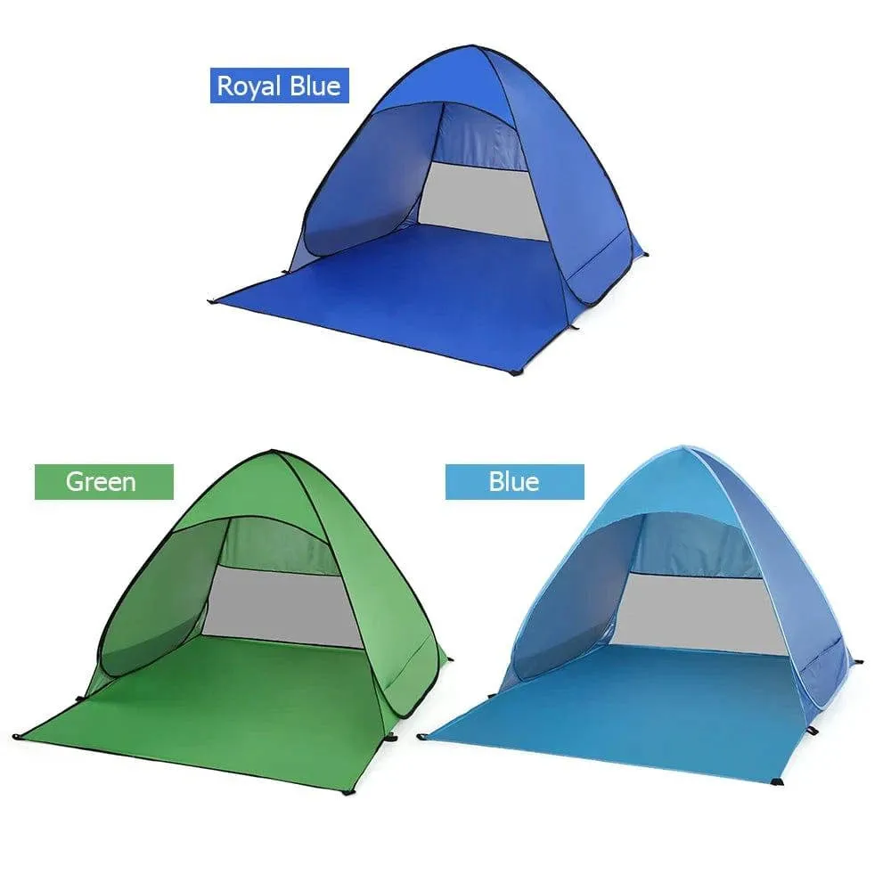 Anti UV Beach Tent Outdoor Automatic Instant Pop up Tent Portable Camping Tent Travel Fishing Hiking Picnic Shelter