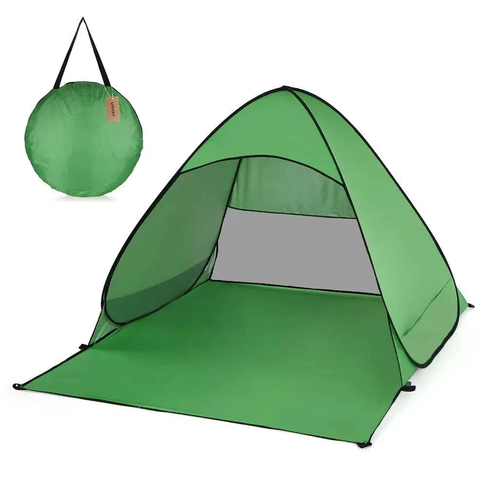 Anti UV Beach Tent Outdoor Automatic Instant Pop up Tent Portable Camping Tent Travel Fishing Hiking Picnic Shelter