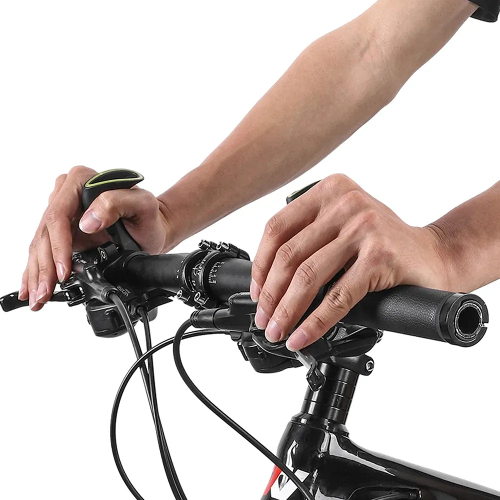 Bicycle Bar Ends Ergonomic Anti-slip MTB Mountain Bike Handlebar Ends Upgrade Style for 21.8-22.8mm Handlebars