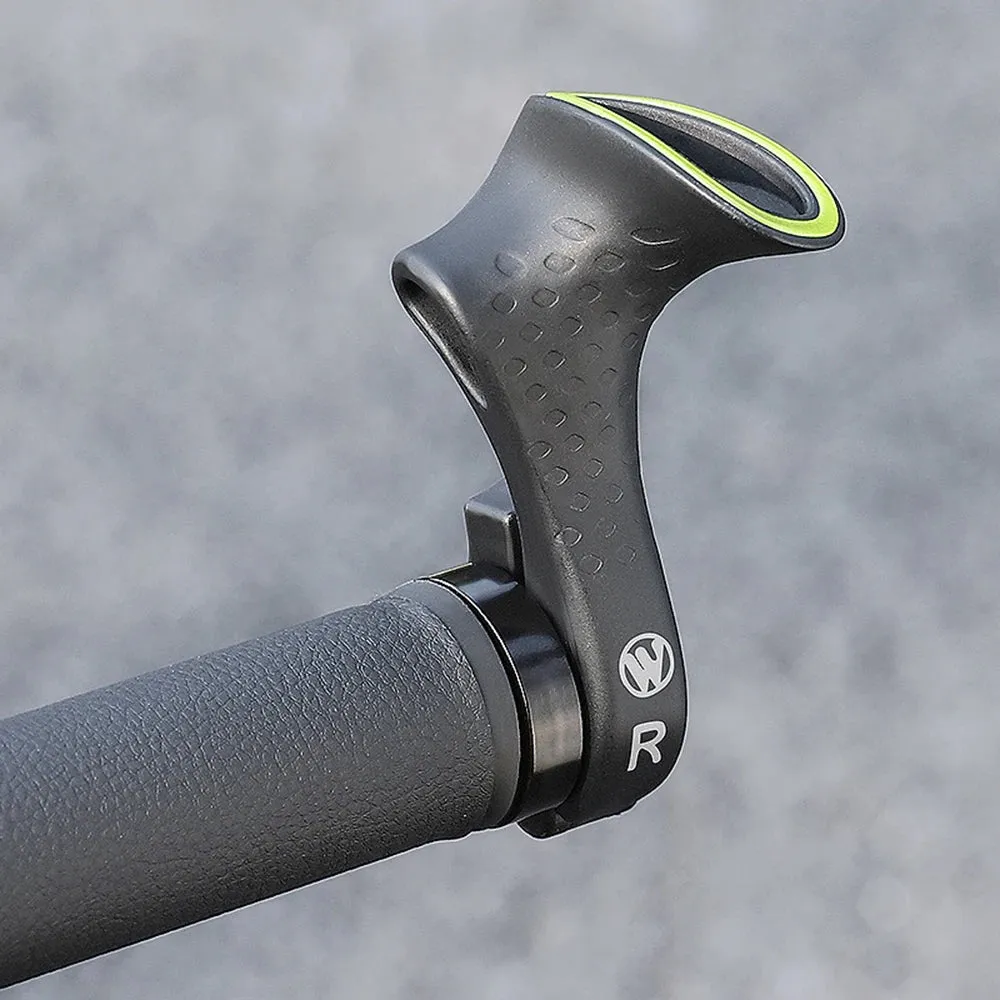 Bicycle Bar Ends Ergonomic Anti-slip MTB Mountain Bike Handlebar Ends Upgrade Style for 21.8-22.8mm Handlebars