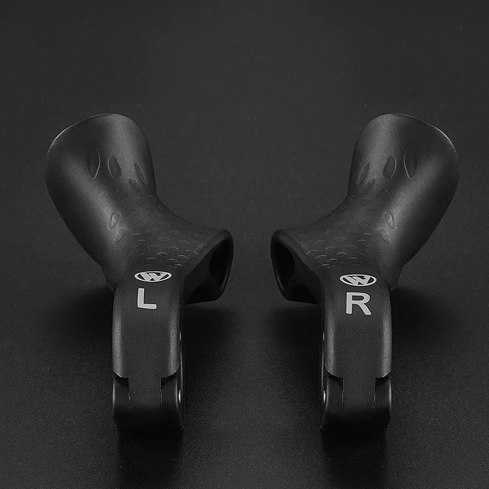 Bicycle Bar Ends Ergonomic Anti-slip MTB Mountain Bike Handlebar Ends Upgrade Style for 21.8-22.8mm Handlebars