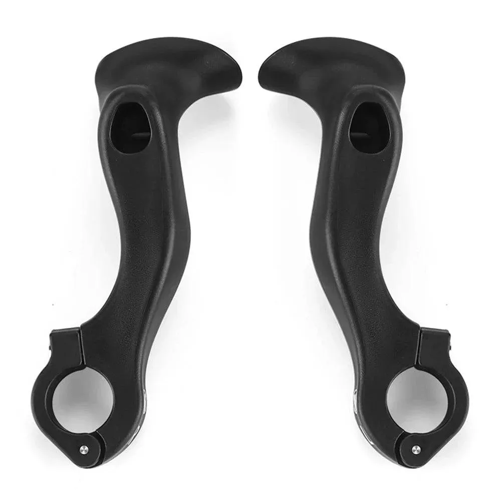 Bicycle Bar Ends Ergonomic Anti-slip MTB Mountain Bike Handlebar Ends Upgrade Style for 21.8-22.8mm Handlebars