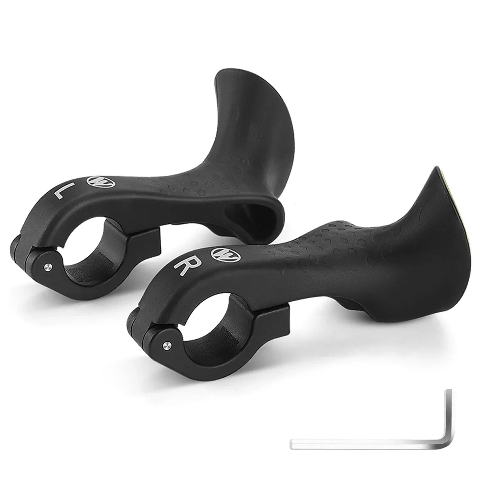 Bicycle Bar Ends Ergonomic Anti-slip MTB Mountain Bike Handlebar Ends Upgrade Style for 21.8-22.8mm Handlebars