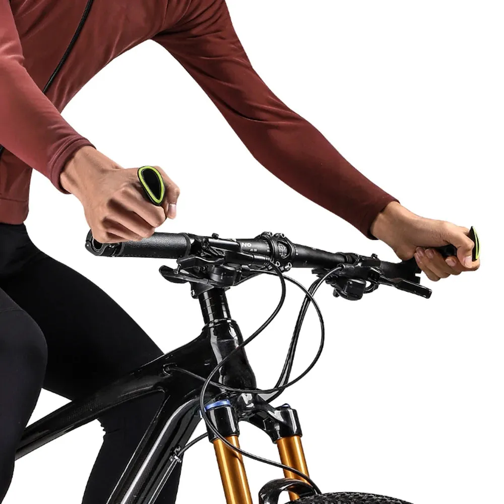 Bicycle Bar Ends Ergonomic Anti-slip MTB Mountain Bike Handlebar Ends Upgrade Style for 21.8-22.8mm Handlebars