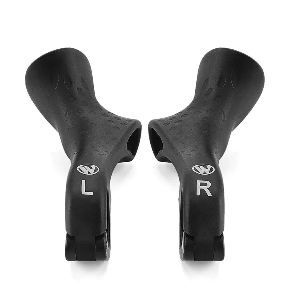 Bicycle Bar Ends Ergonomic Anti-slip MTB Mountain Bike Handlebar Ends Upgrade Style for 21.8-22.8mm Handlebars