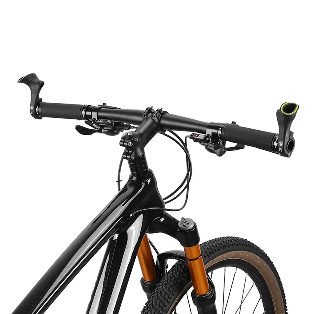 Bicycle Bar Ends Ergonomic Anti-slip MTB Mountain Bike Handlebar Ends Upgrade Style for 21.8-22.8mm Handlebars