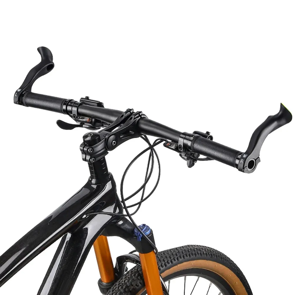 Bicycle Bar Ends Ergonomic Anti-slip MTB Mountain Bike Handlebar Ends Upgrade Style for 21.8-22.8mm Handlebars