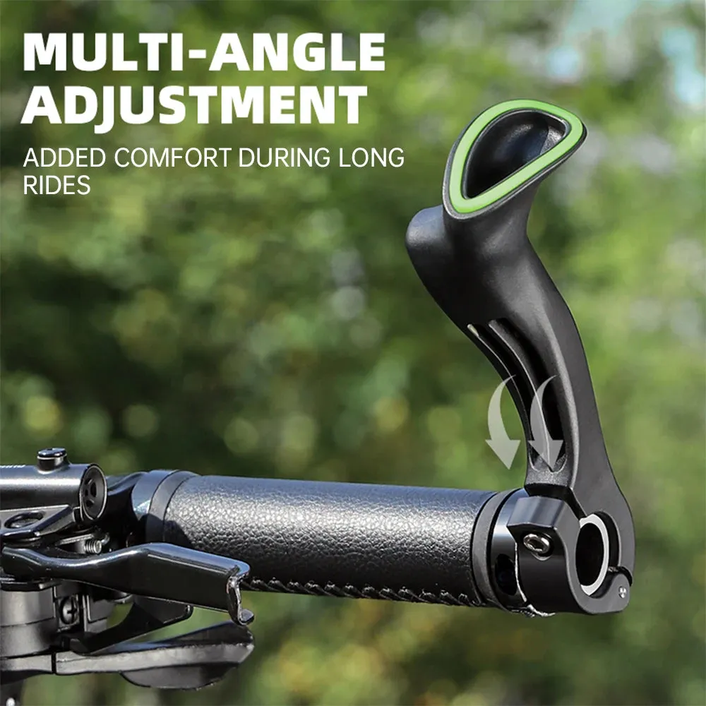 Bicycle Bar Ends Ergonomic Anti-slip MTB Mountain Bike Handlebar Ends Upgrade Style for 21.8-22.8mm Handlebars