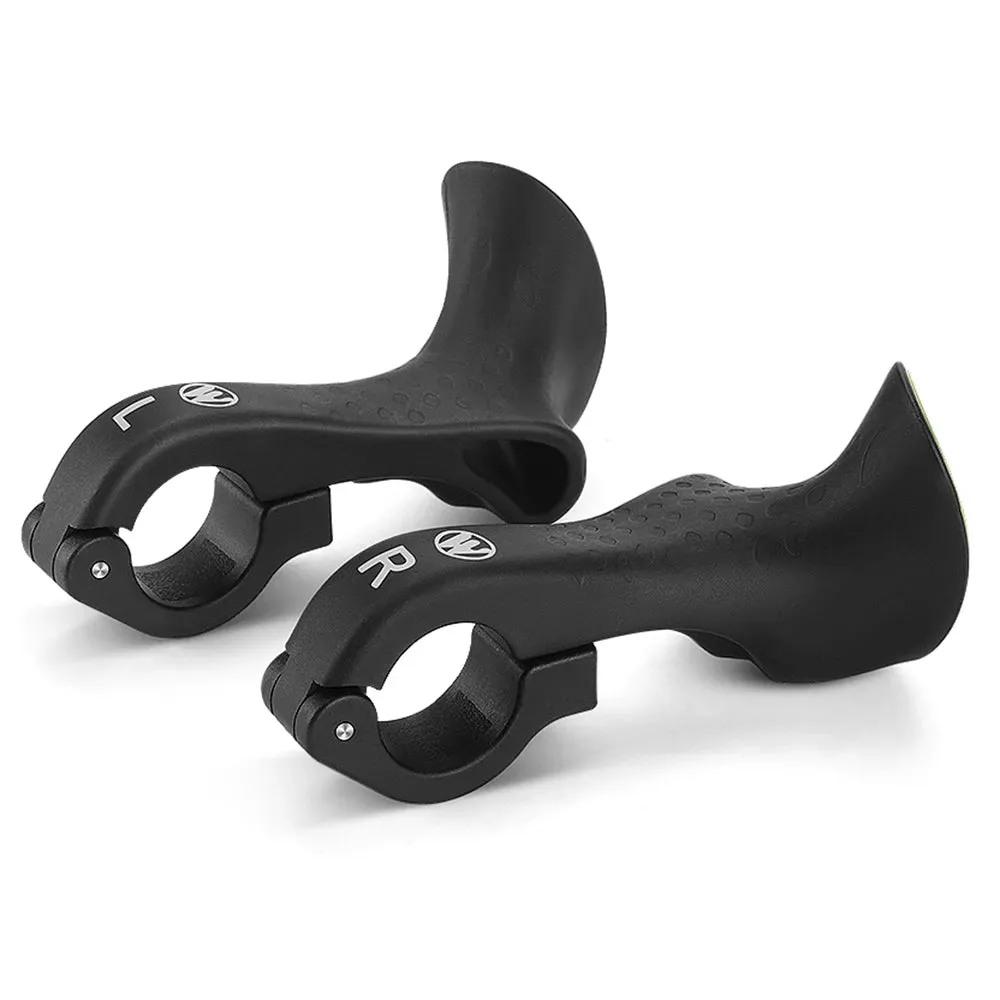 Bicycle Bar Ends Ergonomic Anti-slip MTB Mountain Bike Handlebar Ends Upgrade Style for 21.8-22.8mm Handlebars