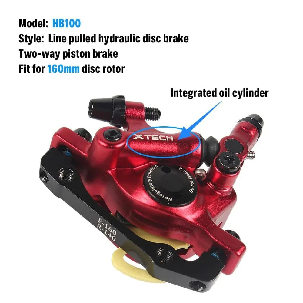 Bike Hydraulic Disc Brake Front Rear Calipers Cycling MTB Folding Bicycle Hydraulic Brake Bike Accessory