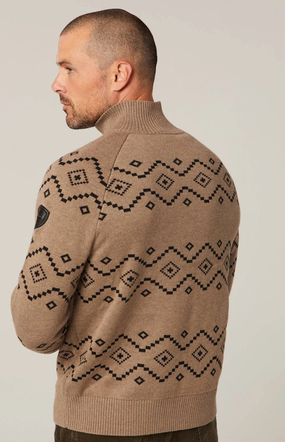 Brody 1/2 Zip Sweater | Heather Birch