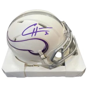 C.J. Ham Autographed Minnesota Vikings Winter Warrior Mini Helmet
