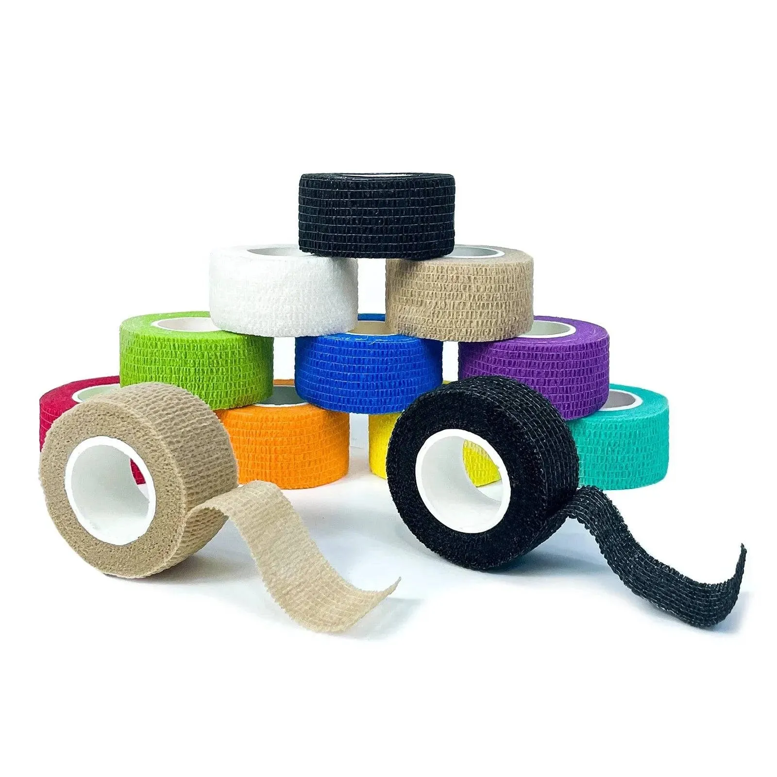 Colorful Athletic Wrap Tape Self Adhesive Elastic Bandage Elastoplast Sports Protector Knee Finger Ankle Palm Shoulder