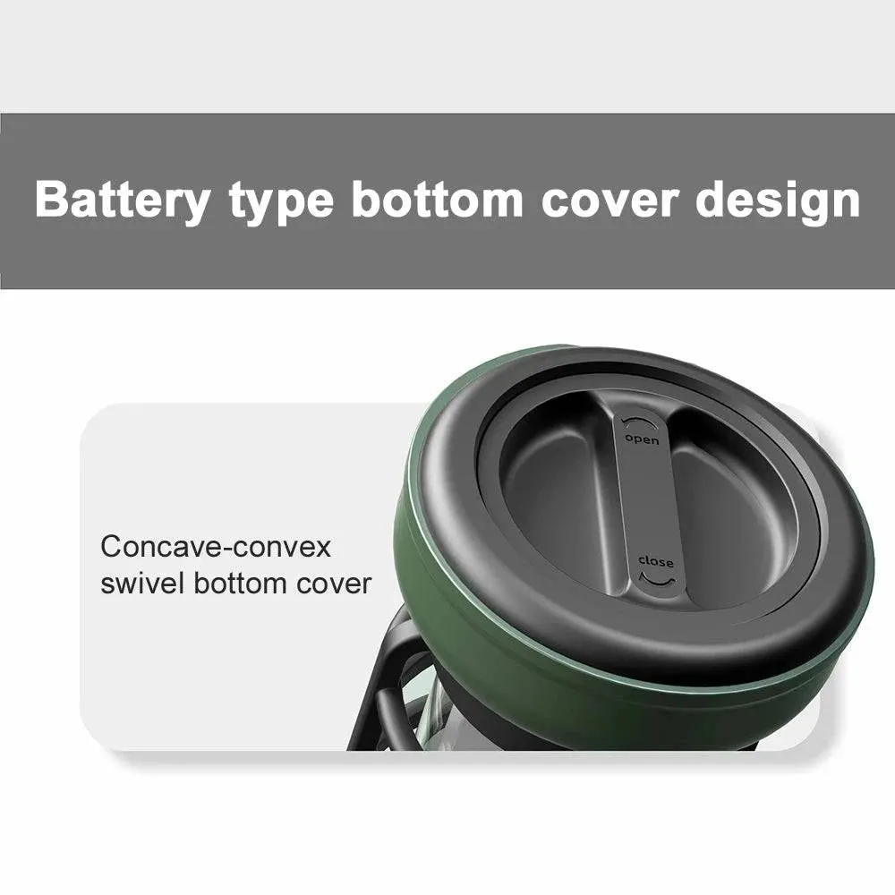 Cordless Camping Lamp USB Rechargeable Stepless Dimming Outdoor Retro Tent Light Home Atmospheres Light with Handle
