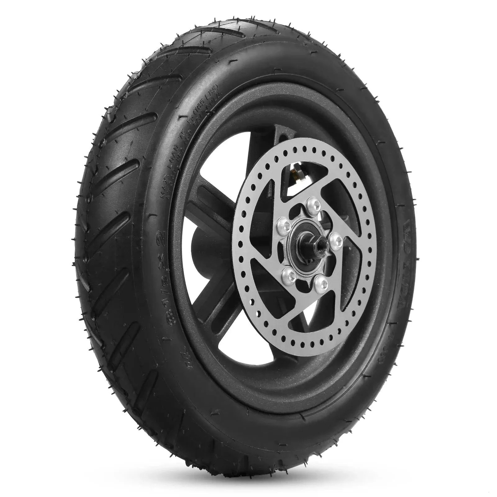 Electric Scooter Rear Tire with Wheel Hub Disc Brake Set 8.5 inch Wheel Replacement for Xiaomi M365 Electric Scooter Spare Parts