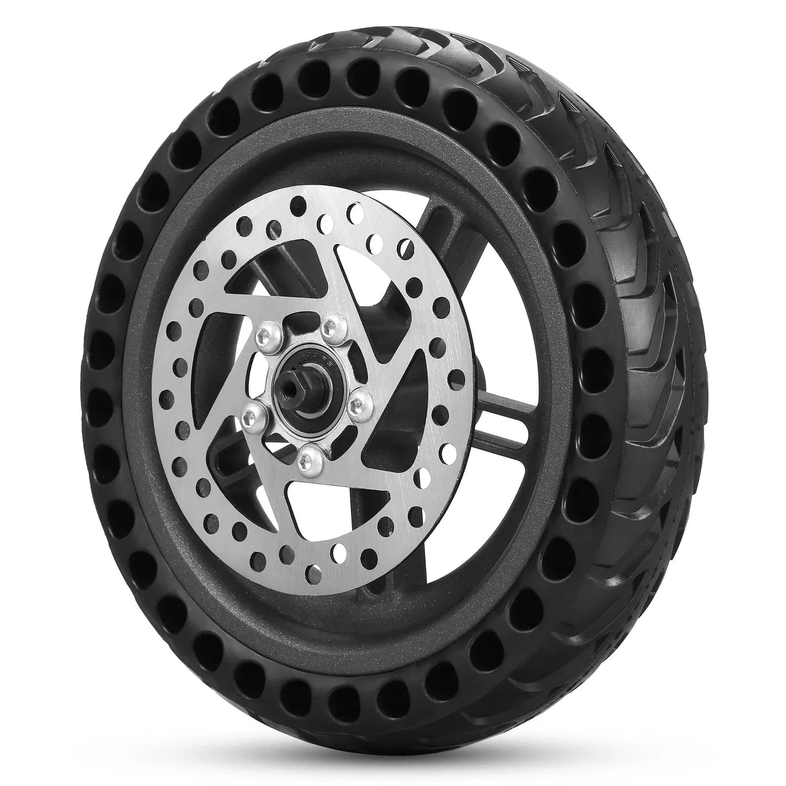 Electric Scooter Rear Tire with Wheel Hub Disc Brake Set 8.5 inch Wheel Replacement for Xiaomi M365 Electric Scooter Spare Parts