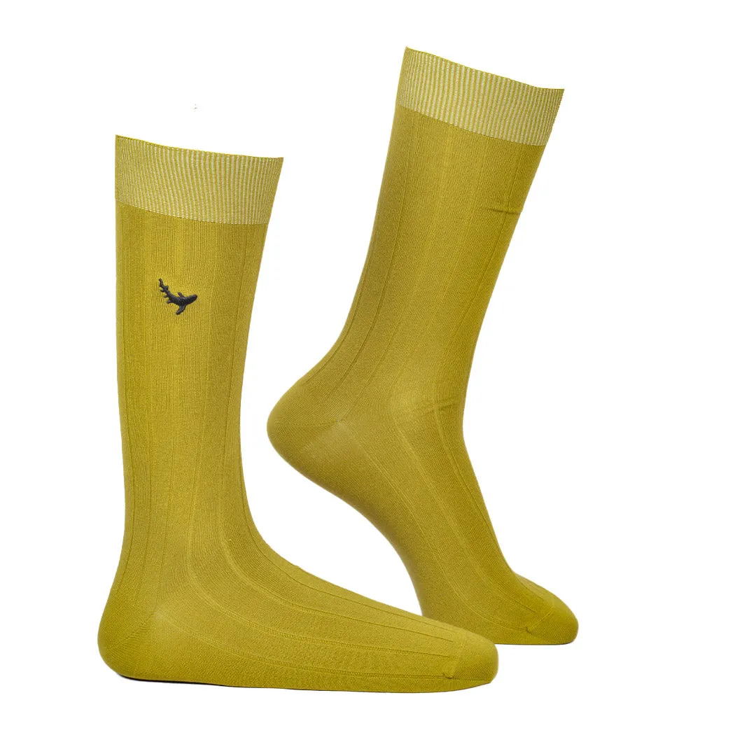 Golden Spice-Crew Socks Bamboo Socks