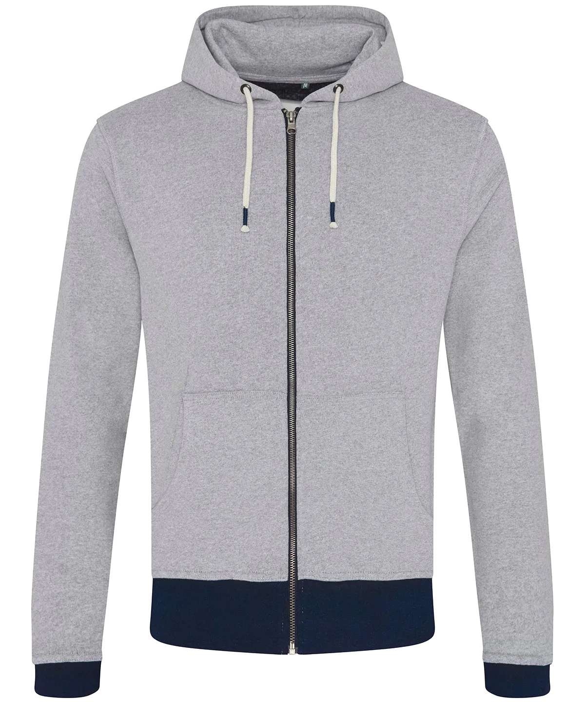 Heather Grey/Navy - Okavango regen zoodie