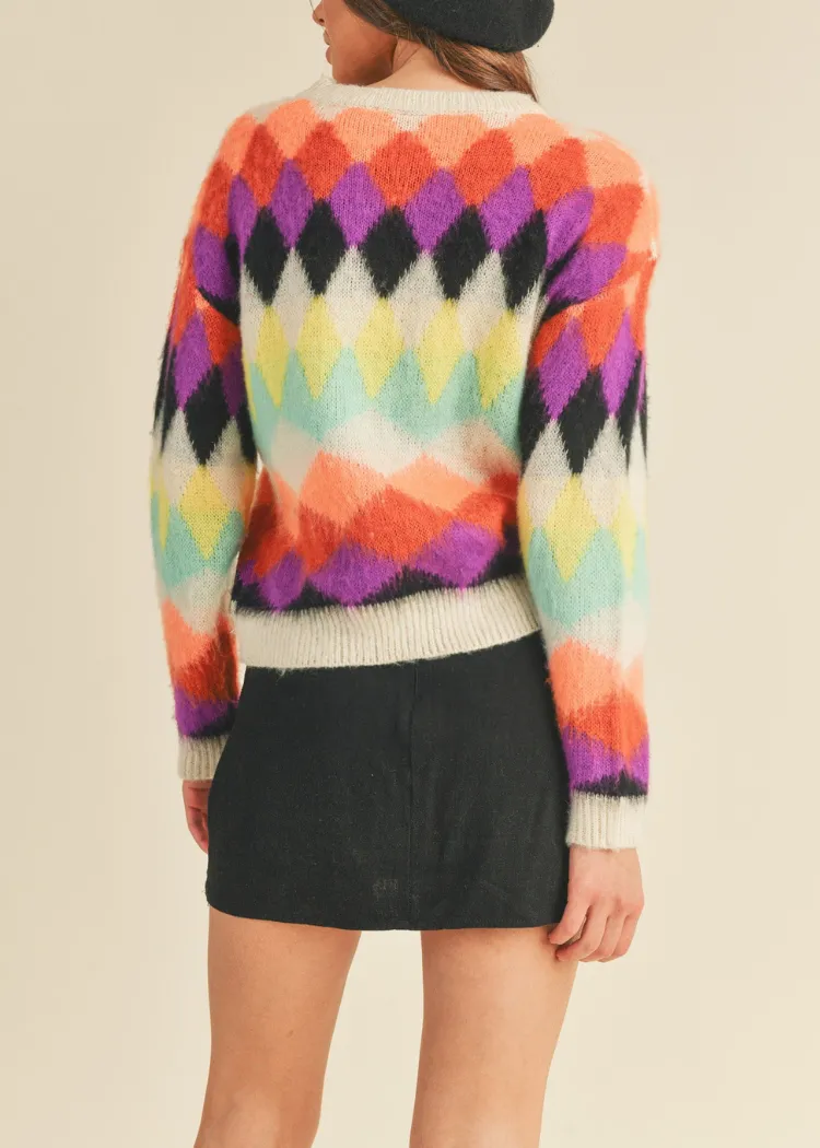 Isa Argyle Patterned Pullover ***FINAL SALE***
