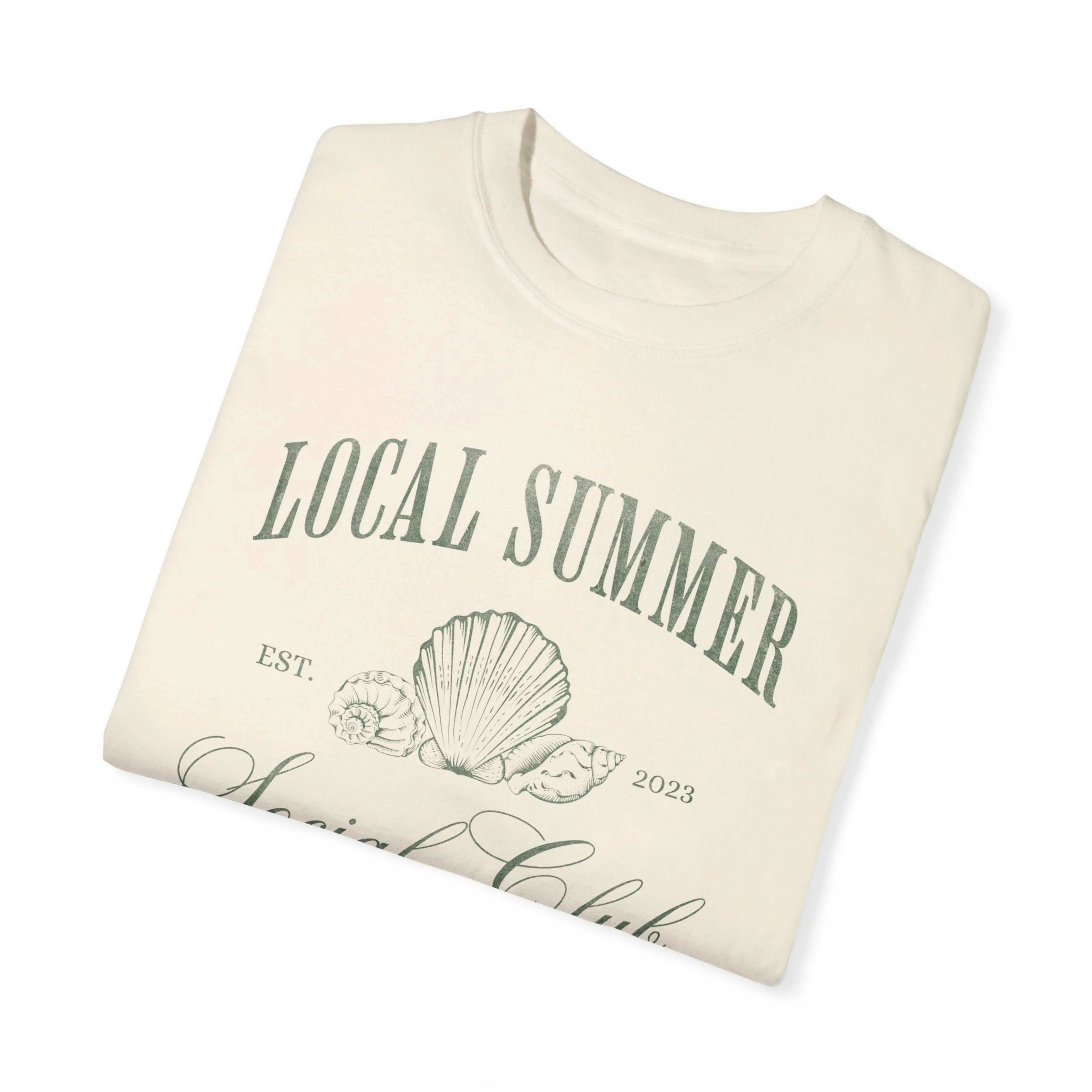 Local Summer Social Club, Seascape, Comfort Colors Tee