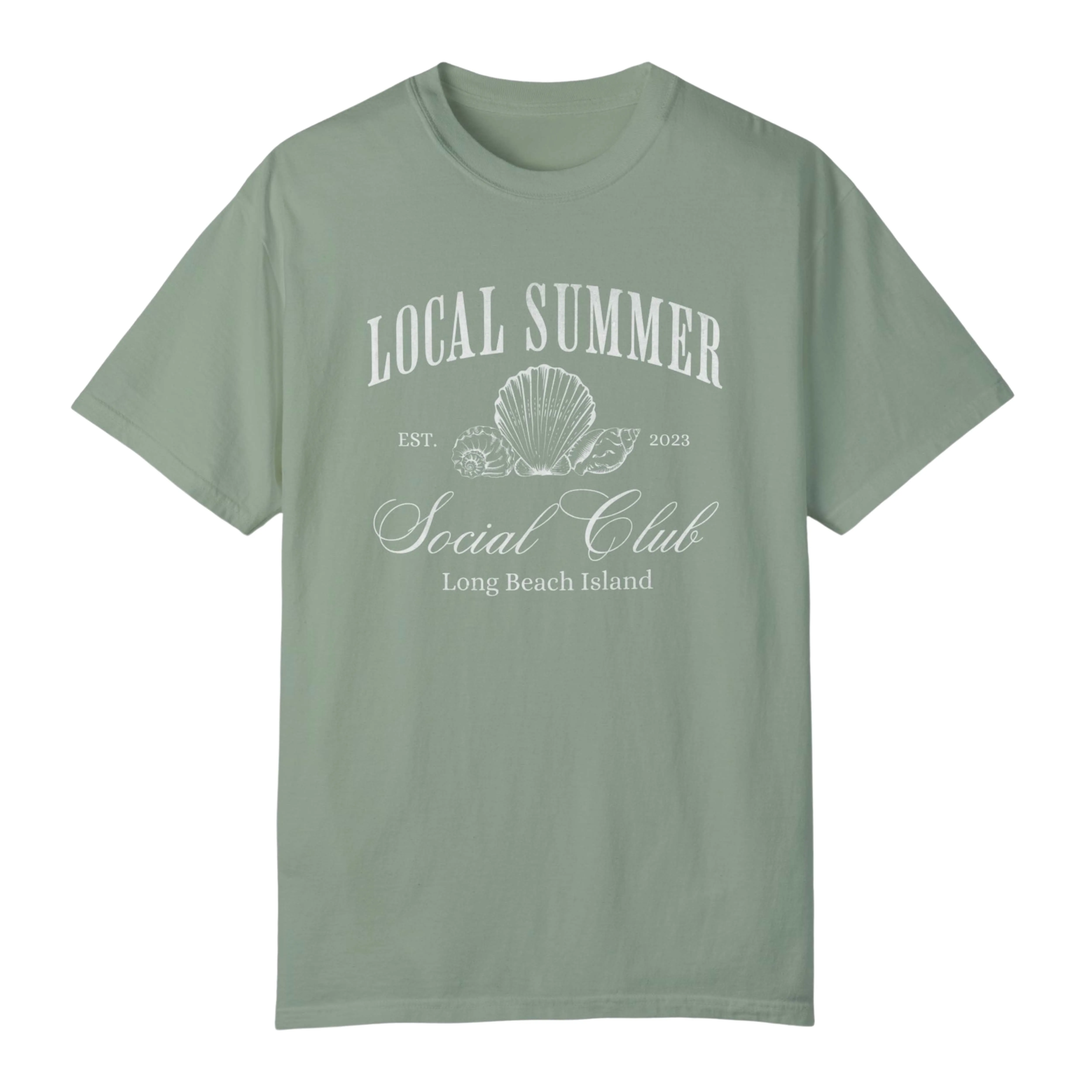 Local Summer Social Club, Seascape, Comfort Colors Tee