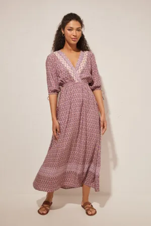 Long cut out boho dress