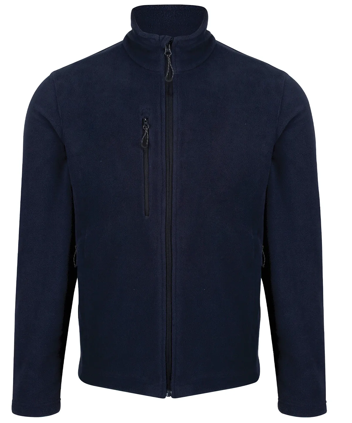 Navy - Honestly Made recycled full-zip fleece
