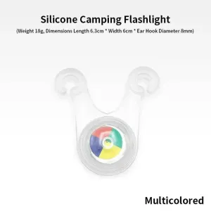 Outdoor Camping Decoration Light LED Tent Rope Hanging Light Backpack Bicycle Warning Tail Light Silicone Campsite Light Light