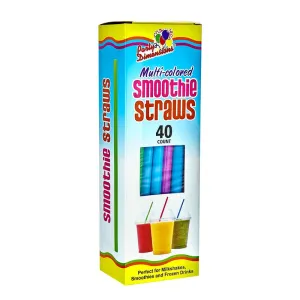 Plastic Smoothie Straws