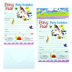 Pony Pals Party - Party Invitations