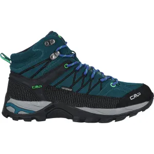 Rigel Mid M WP Adult Boot - Petrol-Verde Fluo
