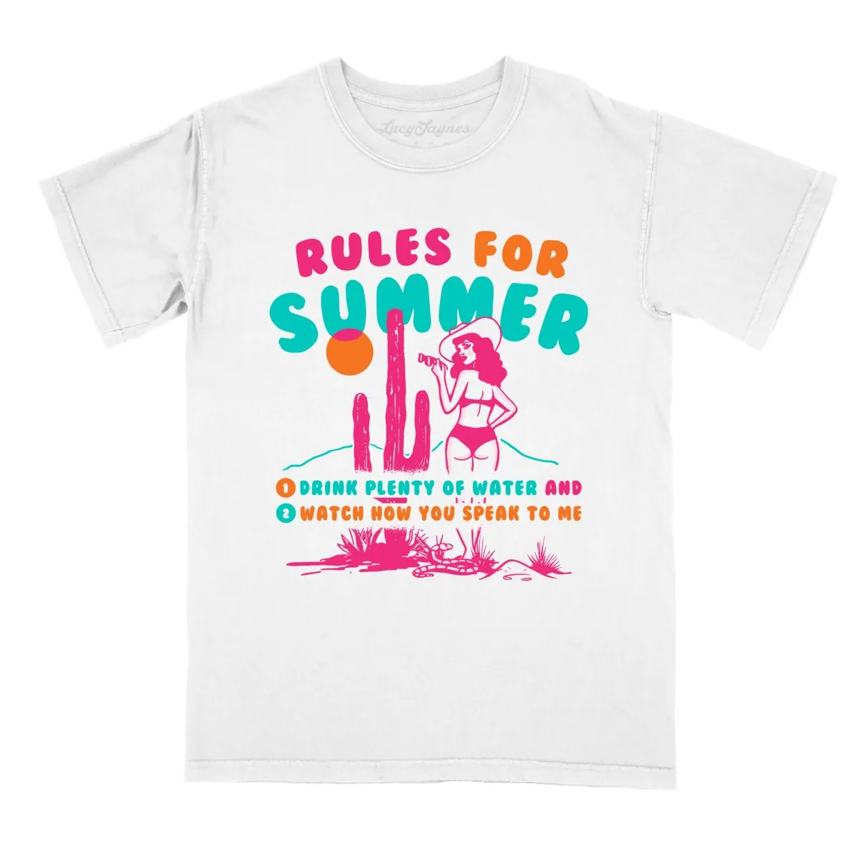 Rules For Summer Comfort Colors Tee