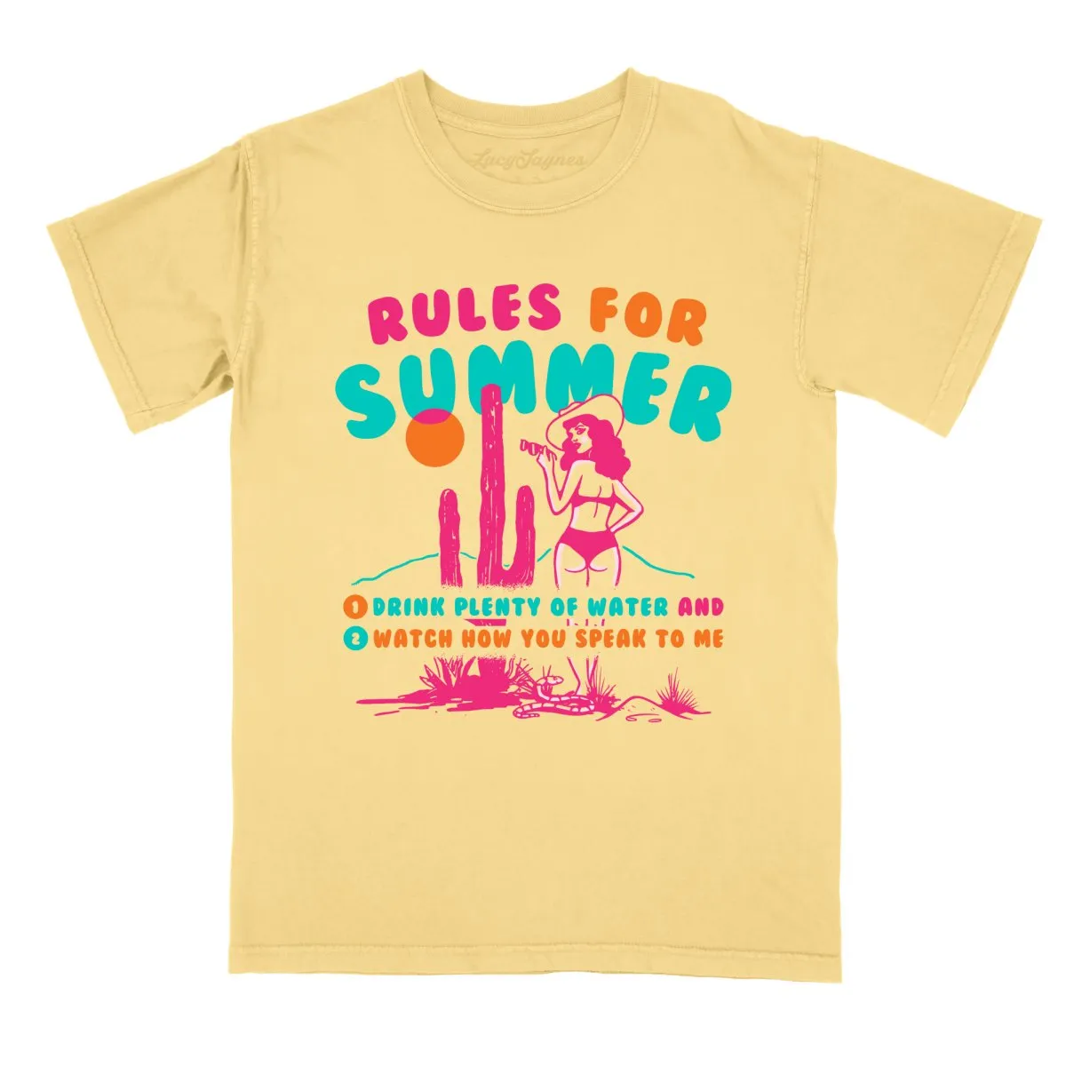 Rules For Summer Comfort Colors Tee