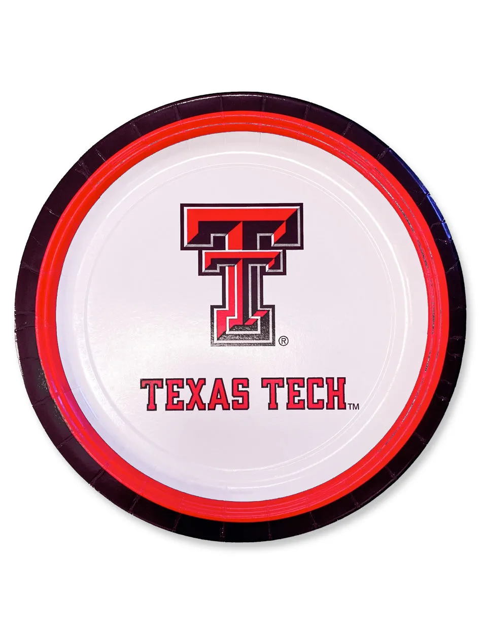 Texas Tech 7' Round Plates