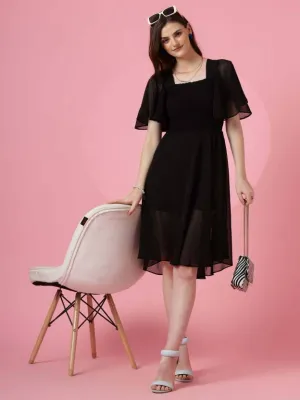 Timeless Elegance Black Dress