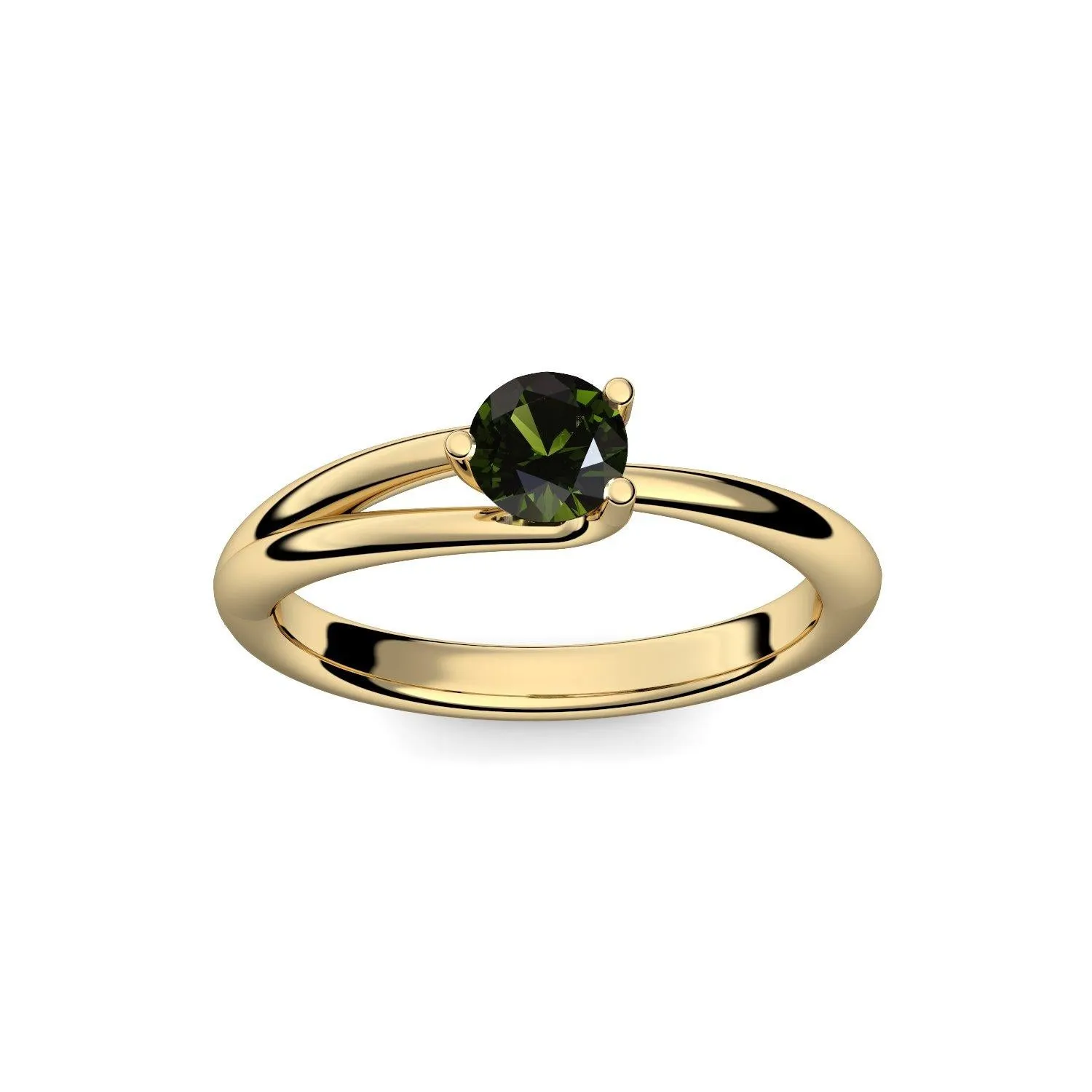 Timeless Elegance - Gelbgold vergoldet - Turmalin