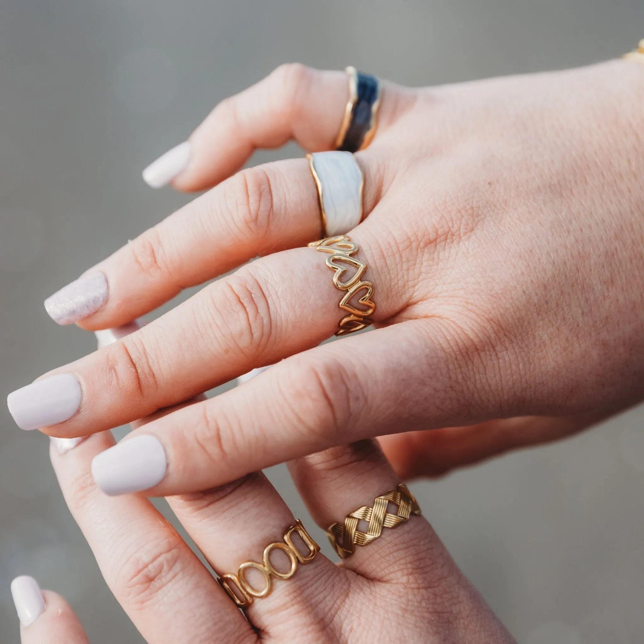Timeless elegance open ring