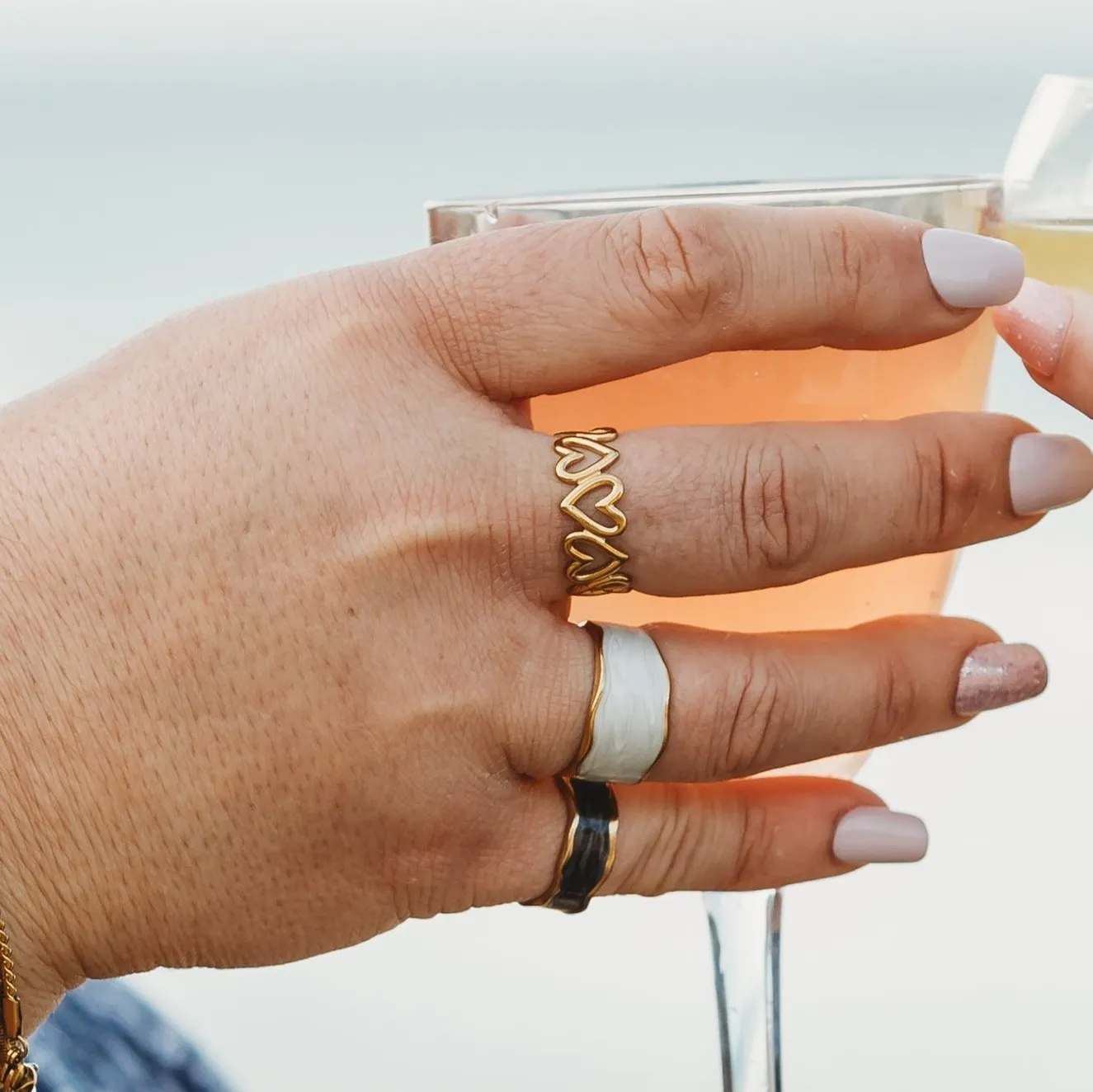 Timeless elegance open ring
