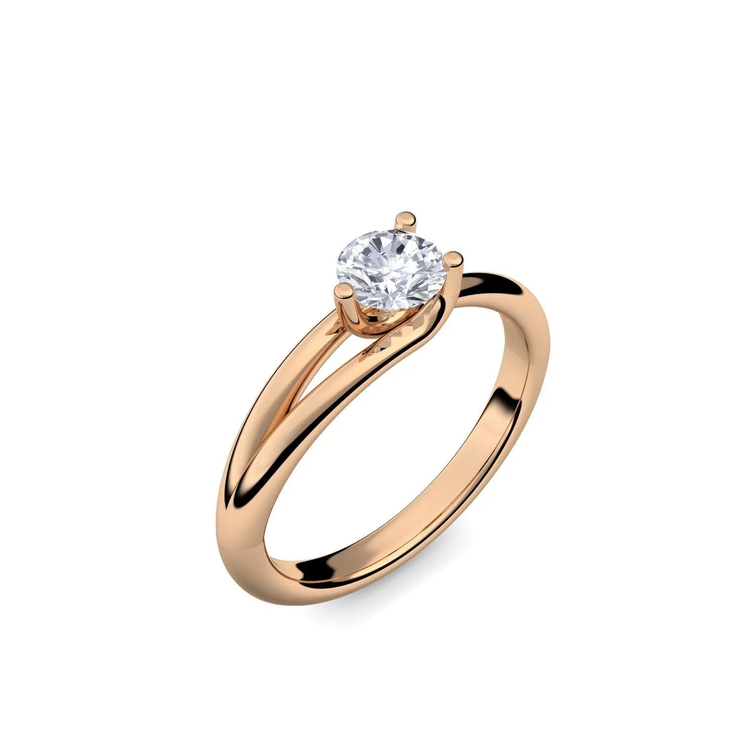 Timeless Elegance - Rosegold 585 - Brillant