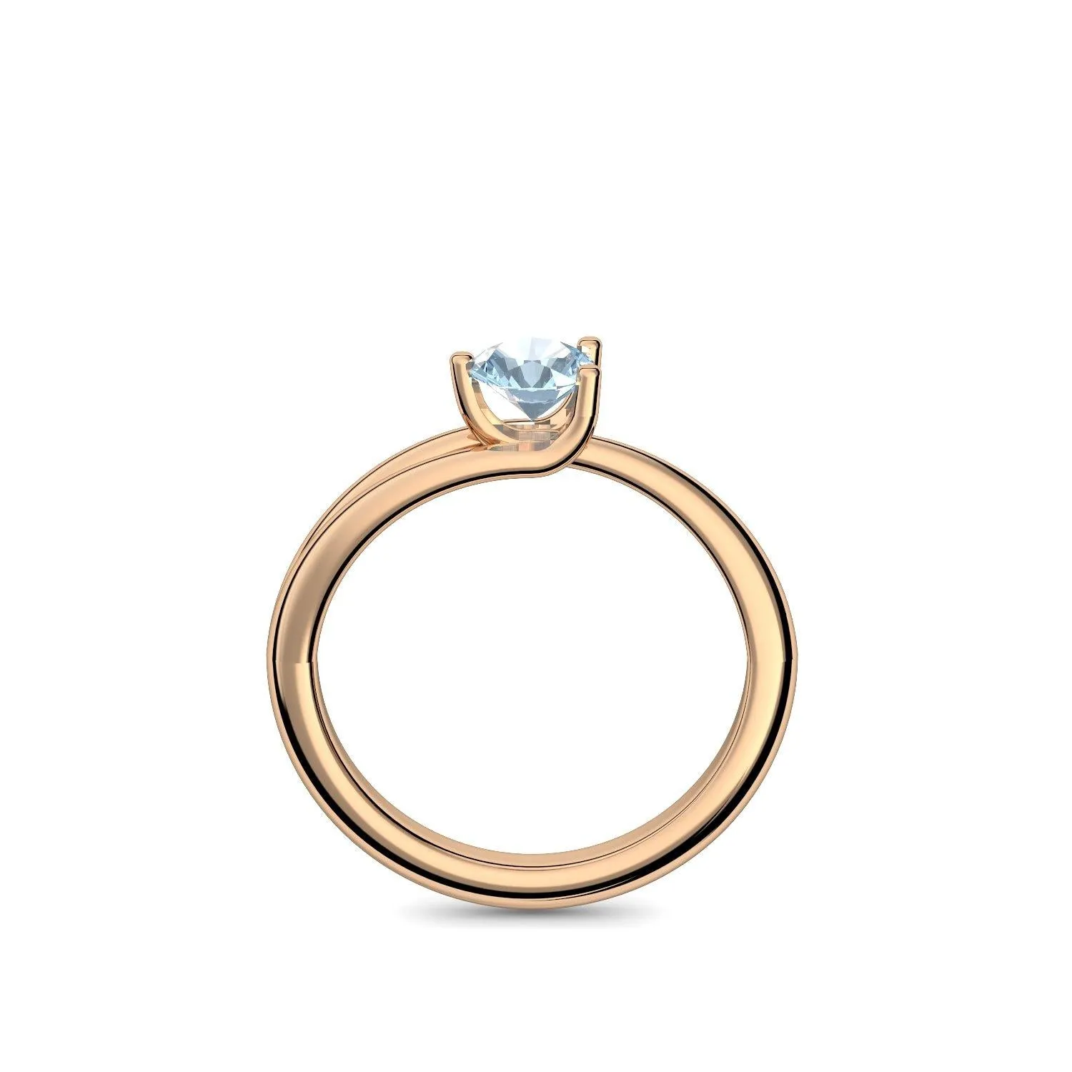 Timeless Elegance - Rosegold 750 - Aquamarin