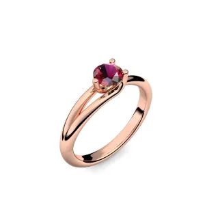 Timeless Elegance - Rotgold 585 - Rubin