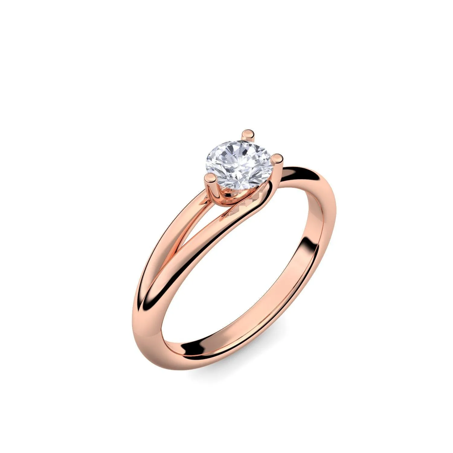 Timeless Elegance - Rotgold 750 - Zirkonia