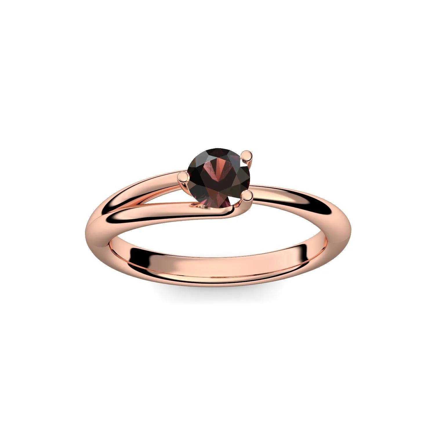 Timeless Elegance - Rotgold vergoldet - Granat