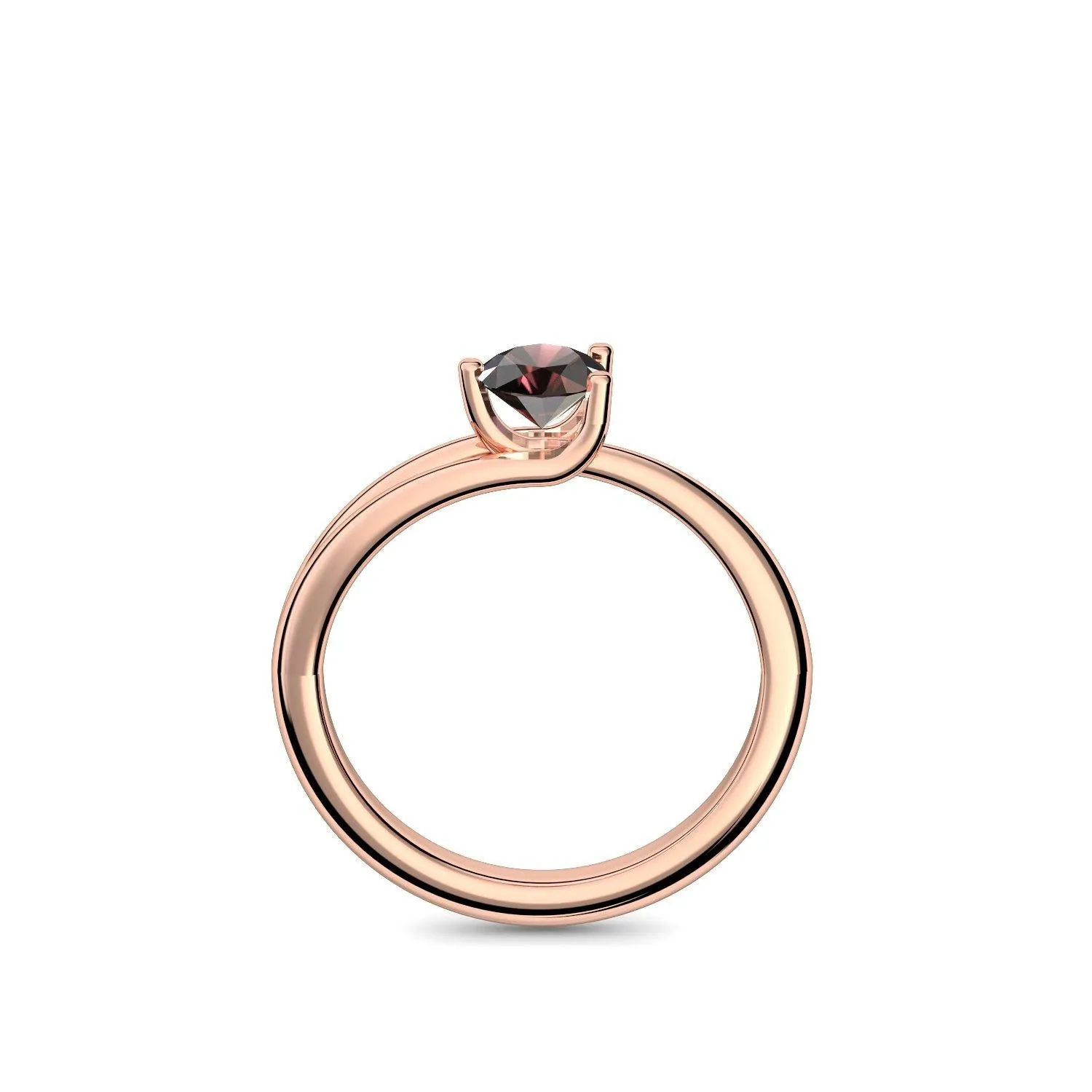 Timeless Elegance - Rotgold vergoldet - Granat