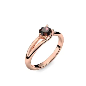 Timeless Elegance - Rotgold vergoldet - Granat
