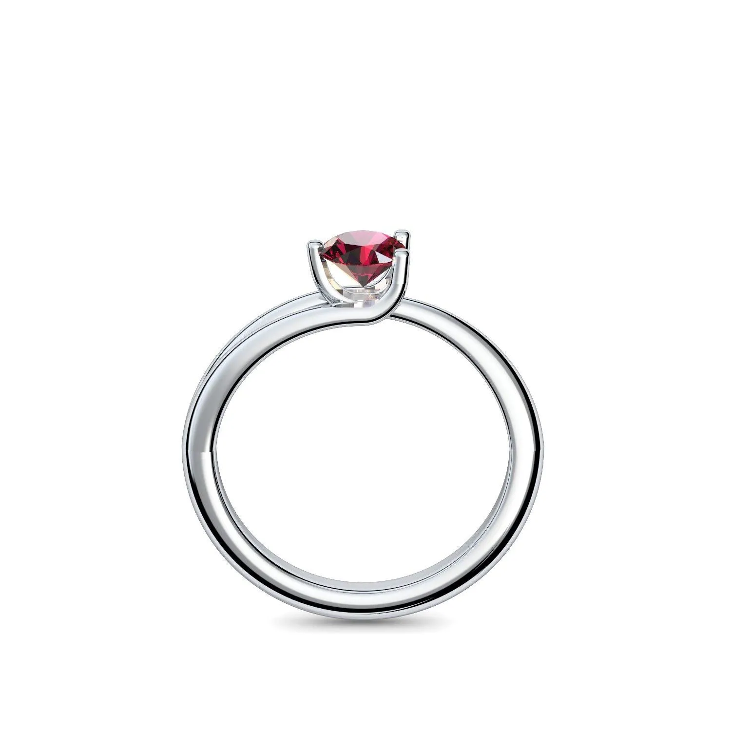 Timeless Elegance - Silber 925 - Rubin